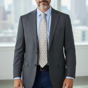 Lederer de Paris | 100% Silk | Sailboat Motif Necktie